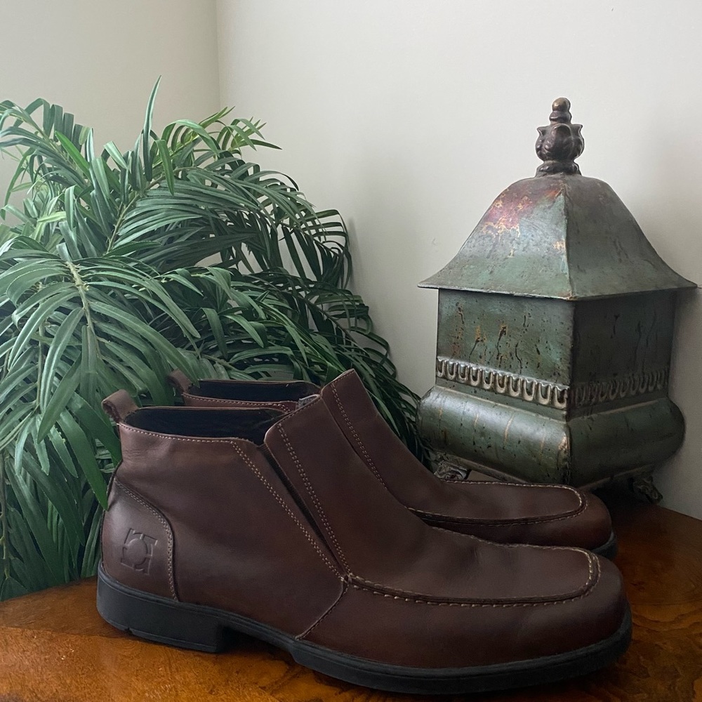 Kenneth Cole Reaction Brown Leather Shoes